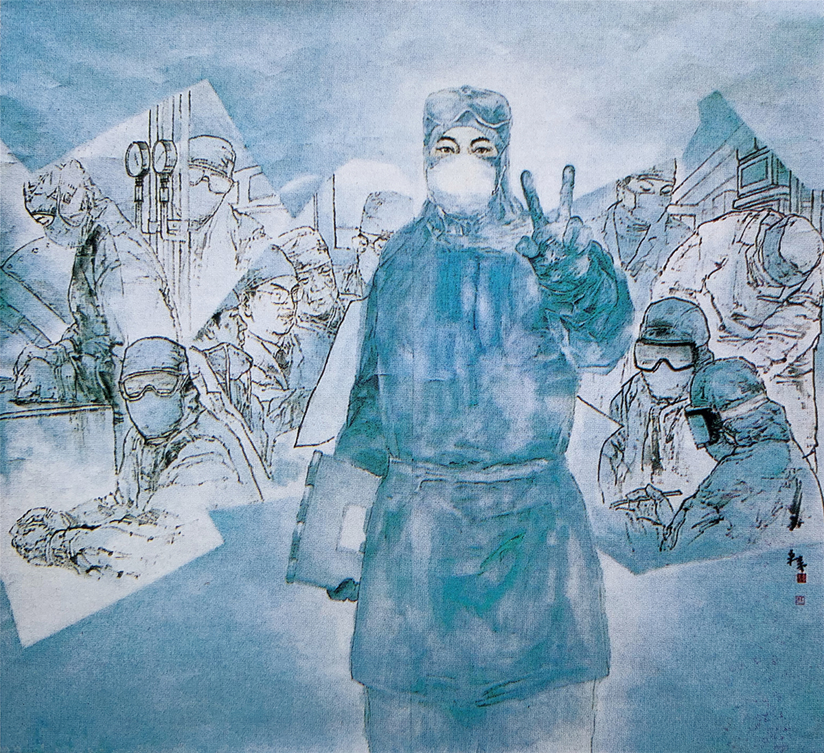 《信念》180X200cm。2003年.jpg