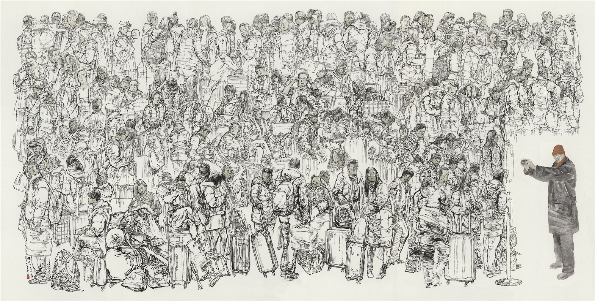 腊月二十三530x390cm，2017年.jpg